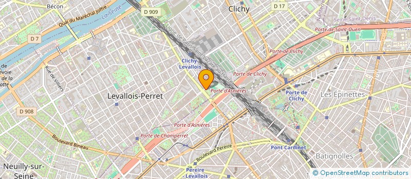 localisation de l'entreprise INES à LEVALLOIS-PERRET