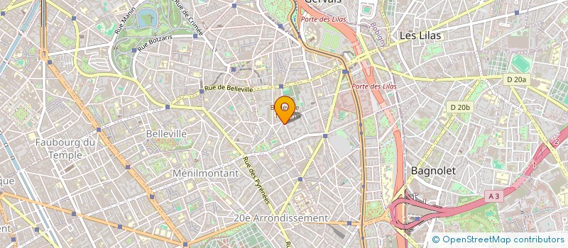 localisation de l'entreprise INES  PARIS