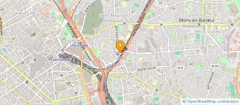 localisation de l'entreprise INES  LILLE