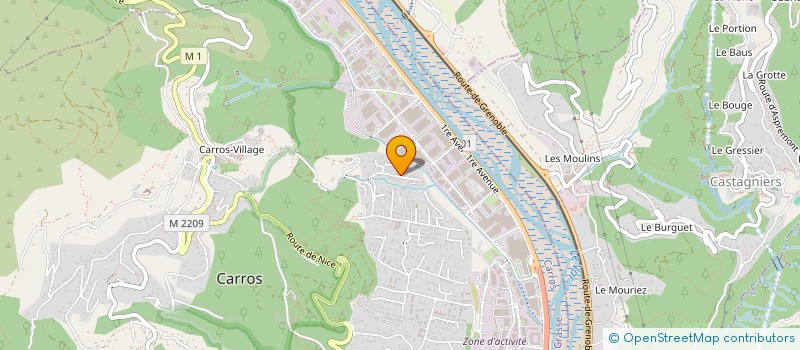 localisation de l'entreprise INES à CARROS