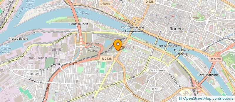 localisation de l'entreprise INES B à ROUEN