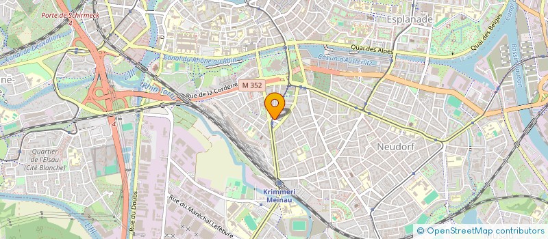 localisation de l'entreprise INES CERAMIQUE  STRASBOURG