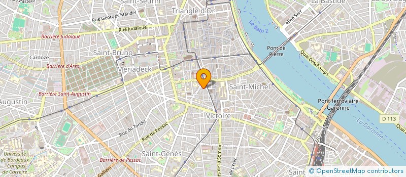 localisation de l'entreprise INES DE B  BORDEAUX