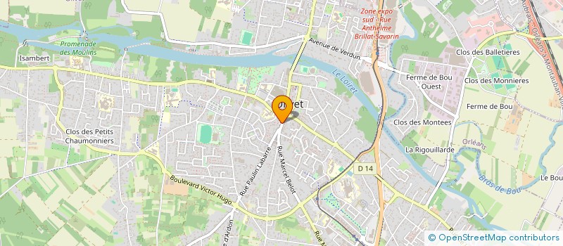 localisation de l'entreprise INES DE FRANCE à OLIVET