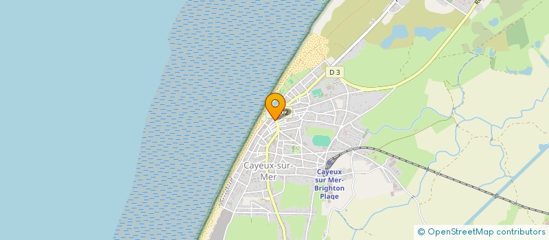 localisation de l'entreprise INES & ELISE à CAYEUX-SUR-MER