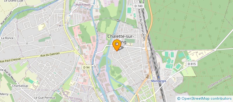 localisation de l'entreprise INES ET QUENTIN  CHALETTE-SUR-LOING