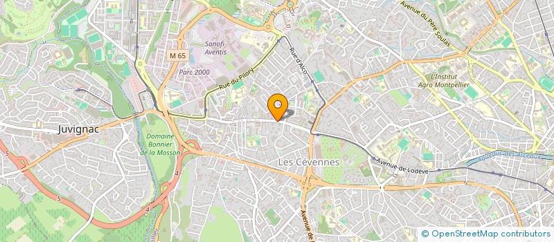 localisation de l'entreprise INES IMMO à MONTPELLIER