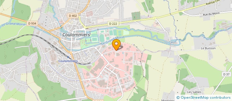 localisation de l'entreprise INES INSTALLATION NOUVELLE D ELECTRICITE GENERALE ET SOLAIRE à COULOMMIERS
