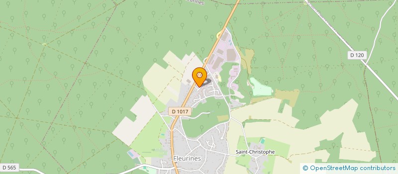 localisation de l'entreprise INES LAMY SARL  FLEURINES