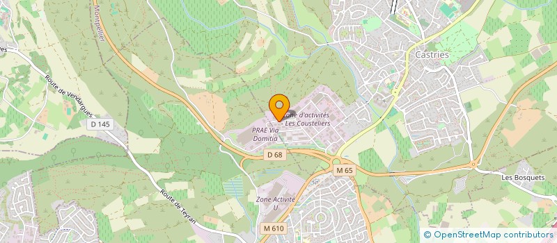 localisation de l'entreprise INES PCP CONSTRUCTION  CASTRIES