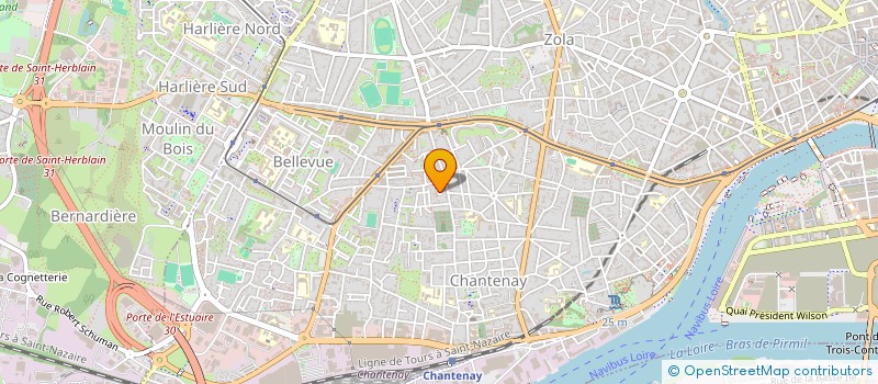 localisation de l'entreprise INES PROPRETE à NANTES