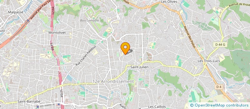 localisation de l'entreprise INES SERVICES à MARSEILLE