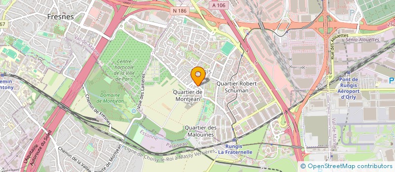 localisation de l'entreprise INES TRANSCOURSES EXPRESS à RUNGIS