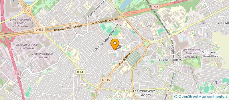 localisation de l'entreprise INES TRANSPORT à AULNAY-SOUS-BOIS