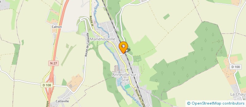 localisation de l'entreprise INES VICTOIRE  ANNEVILLE-SUR-SCIE