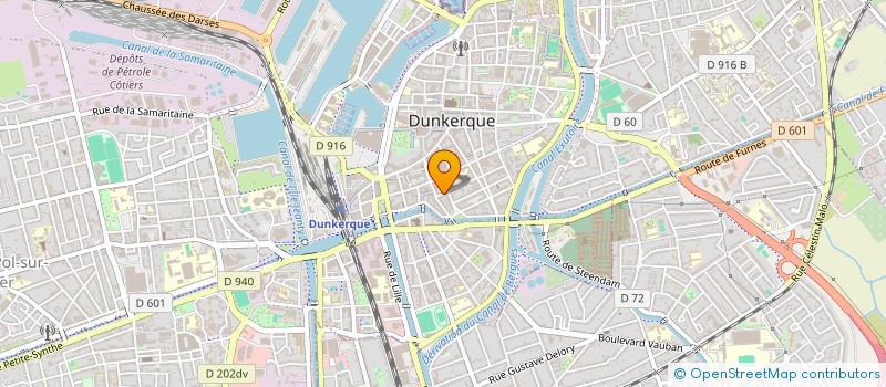 localisation de l'entreprise INESCO à DUNKERQUE