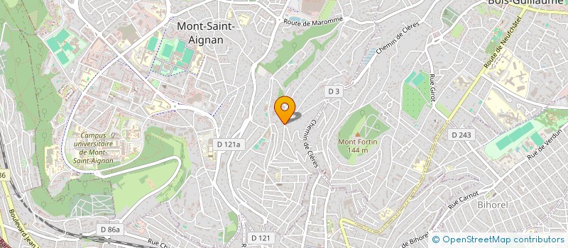 localisation de l'entreprise INESOU  MONT-SAINT-AIGNAN