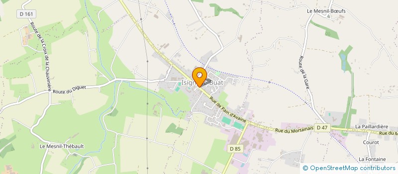 localisation de l'entreprise INESS PREVEN'TIF  ISIGNY-LE-BUAT