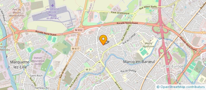 localisation de l'entreprise INESSA à MARCQ-EN-BARŒUL