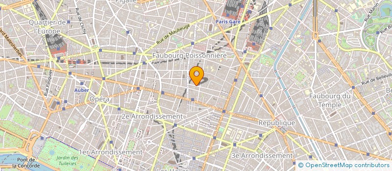 localisation de l'entreprise INETER PUB à PARIS