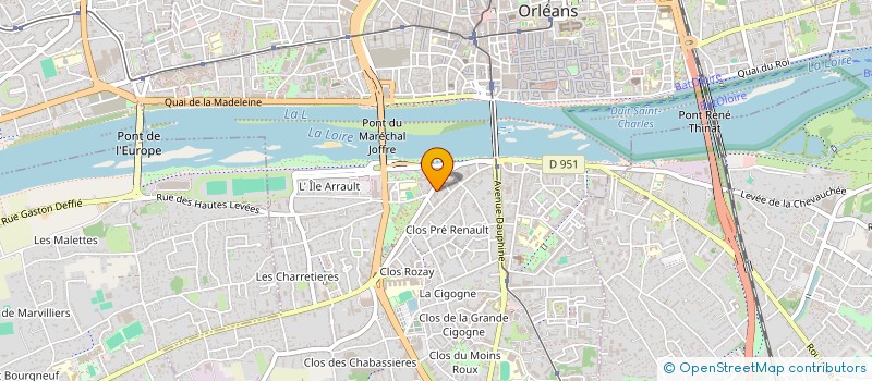 localisation de l'entreprise INETEX CENTRE VAL DE LOIRE  ORLEANS