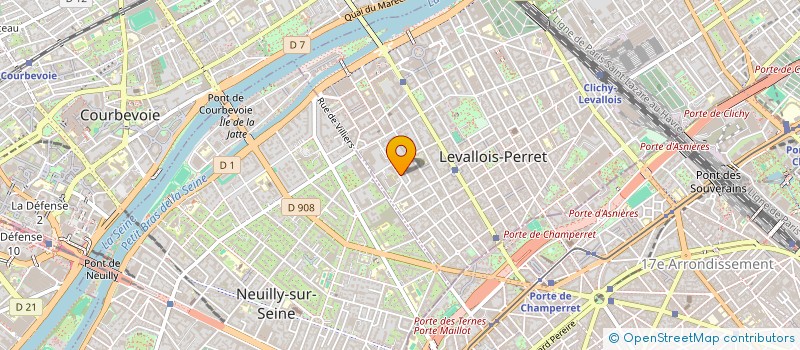 localisation de l'entreprise INETSHORE  LEVALLOIS-PERRET