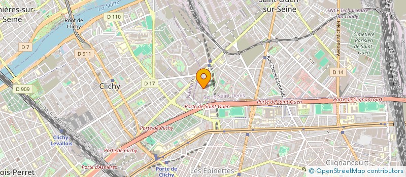 localisation de l'entreprise INETUM BUSINESS SOLUTIONS FRANCE à SAINT-OUEN-SUR-SEINE