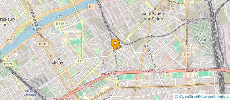 localisation de l'entreprise INETUM IDF à SAINT-OUEN-SUR-SEINE