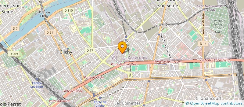 localisation de l'entreprise INETUM MODERNISATION SOLUTIONS à SAINT-OUEN-SUR-SEINE
