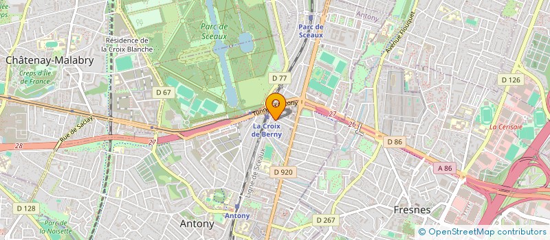 localisation de l'entreprise INEX à ANTONY