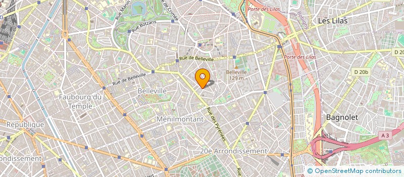 localisation de l'entreprise INEX AUTOMOBILE à PARIS