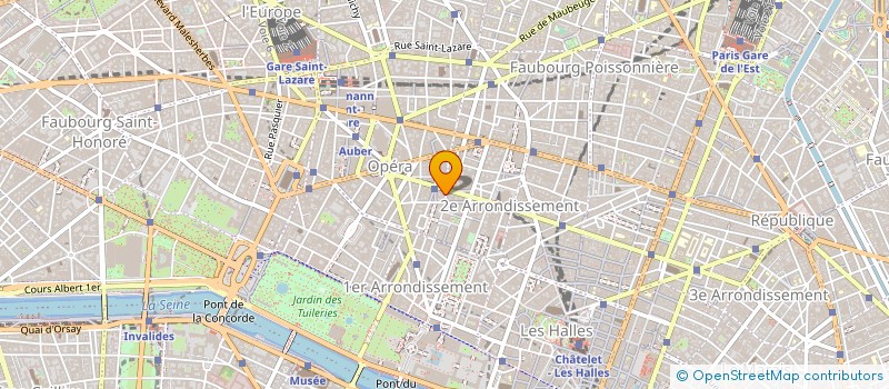 localisation de l'entreprise INEXCO à PARIS