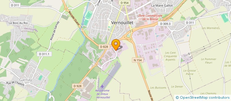 localisation de l'entreprise INEXEF GROUP  VERNOUILLET