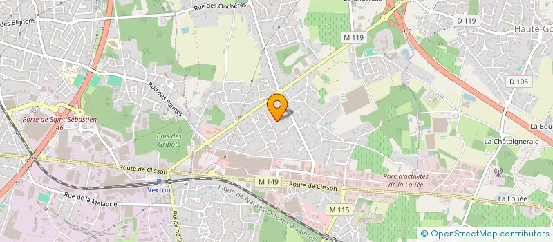 localisation de l'entreprise INEXEL(INGENIERIE EXPERTISE ELECTRIQUE) à BASSE-GOULAINE