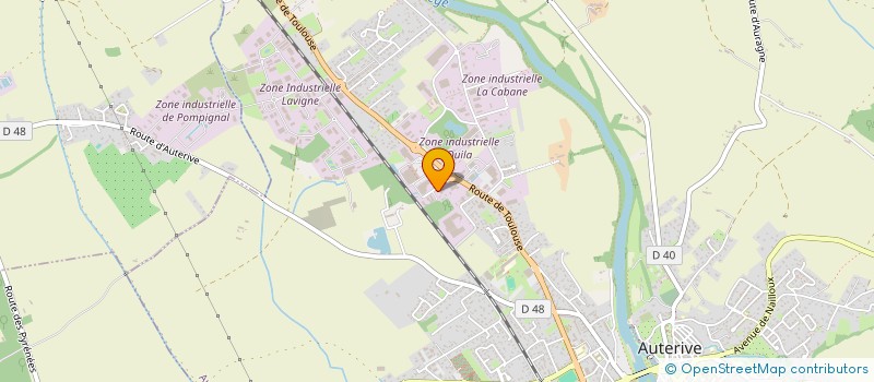 localisation de l'entreprise INEXIS  AUTERIVE