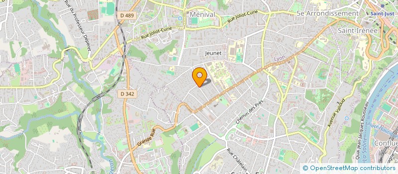localisation de l'entreprise INEXIS à LYON 5EME