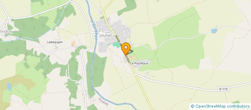 localisation de l'entreprise INEXO  JOUHET