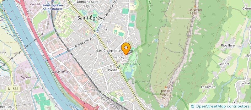 localisation de l'entreprise INEXOS  SAINT-EGREVE