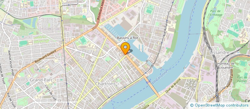 localisation de l'entreprise INEXPLO  BORDEAUX