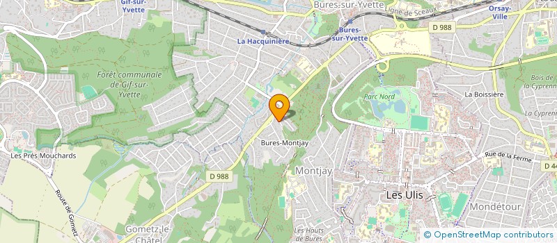 localisation de l'entreprise INEXSYA GROUP  BURES-SUR-YVETTE