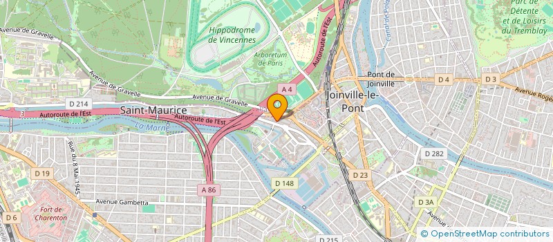 localisation de l'entreprise INEXTRA à SAINT-MAURICE