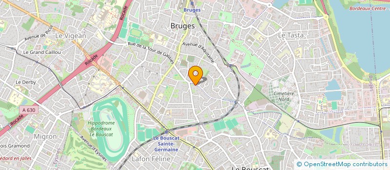 localisation de l'entreprise INEXVIVO à MERIGNAC