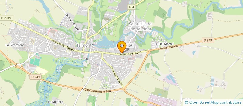 localisation de l'entreprise INEYA  TALMONT-SAINT-HILAIRE