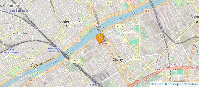 localisation de l'entreprise INEZO à CLICHY