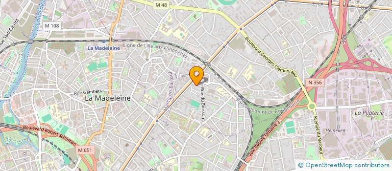 localisation de l'entreprise INF'AUDIT à LILLE
