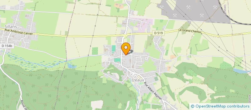 localisation de l'entreprise INF'IZEAUX  IZEAUX