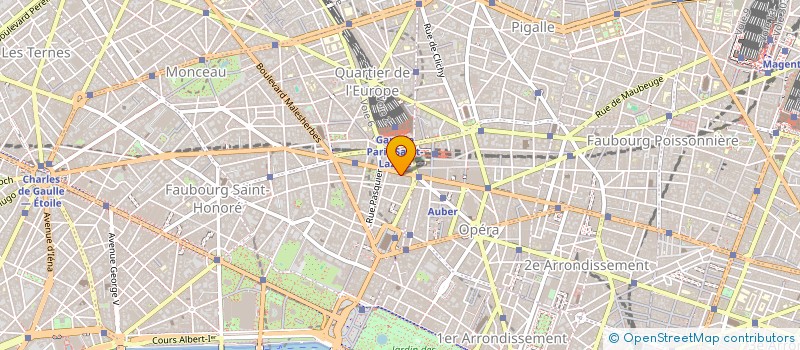 localisation de l'entreprise INF SARL  PARIS