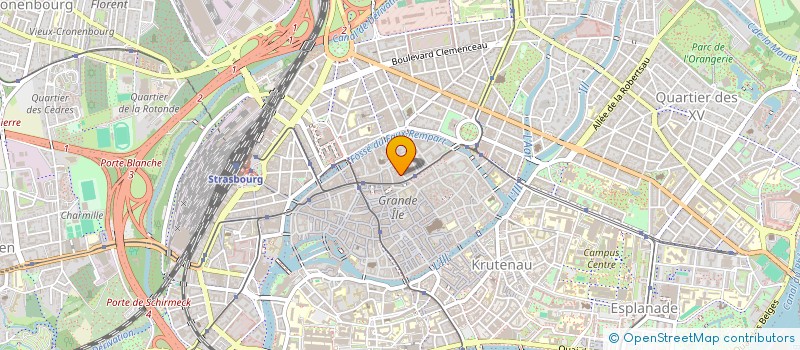localisation de l'entreprise INFAC EST à STRASBOURG