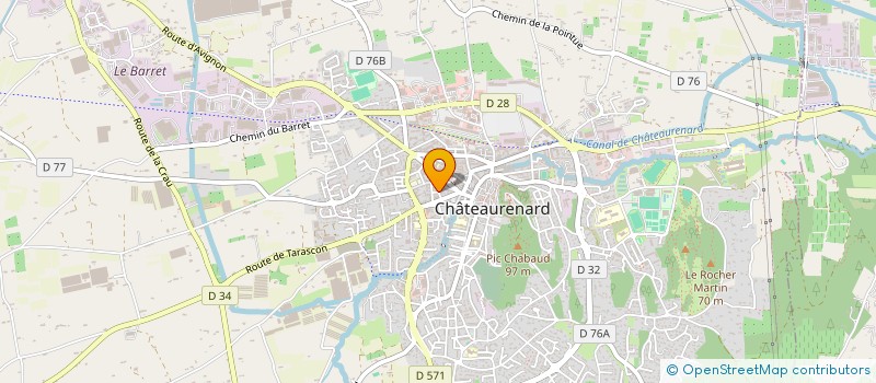 localisation de l'entreprise INFANS à CHATEAURENARD