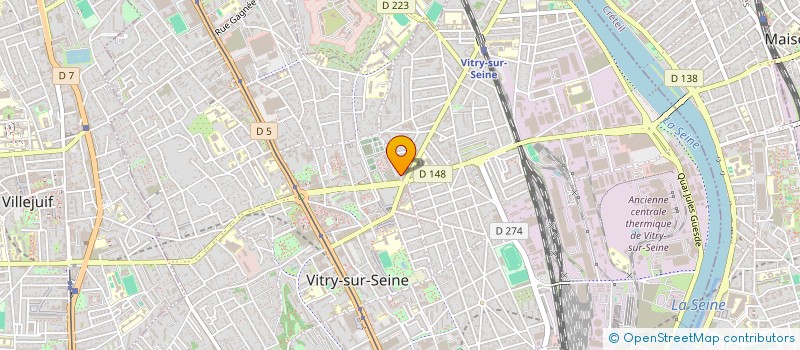 localisation de l'entreprise INFAUDIT CONSEIL  VITRY-SUR-SEINE